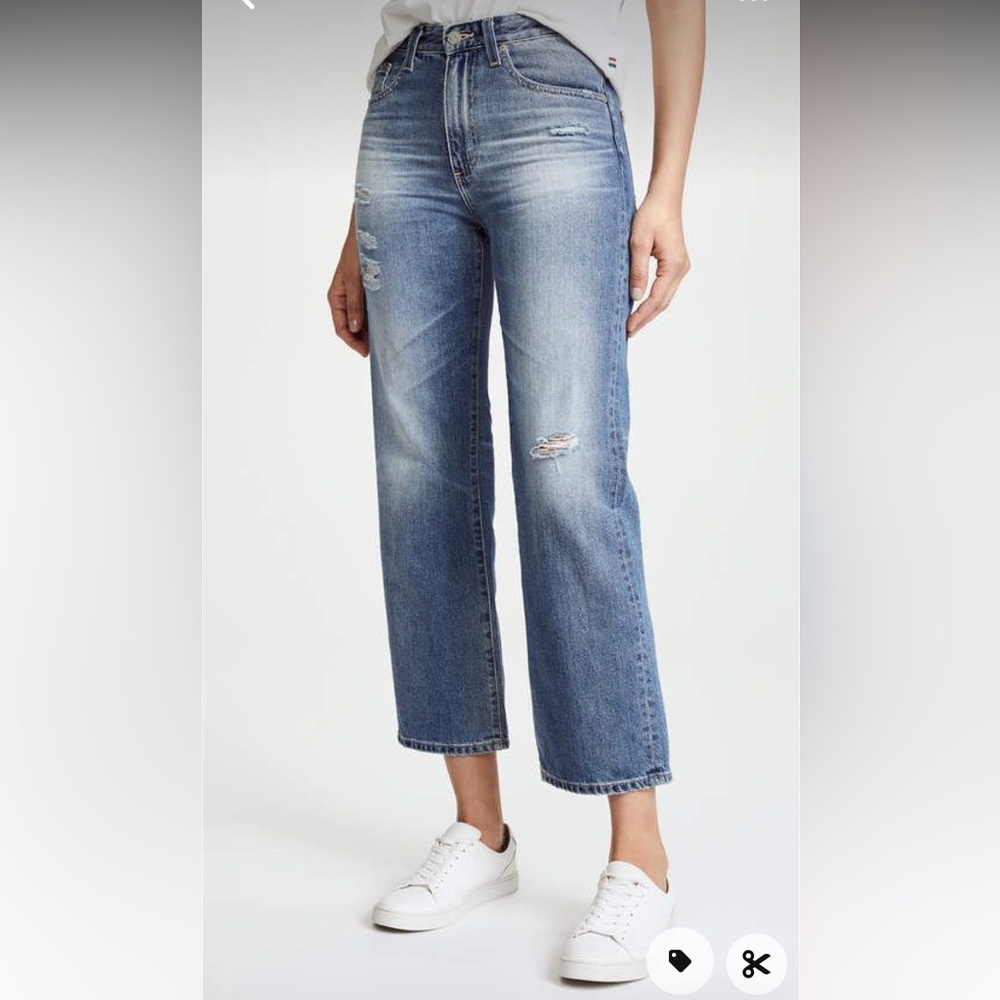 AG The Rhett Vintage wash (no distressing) straight jeans (fits 28/29)